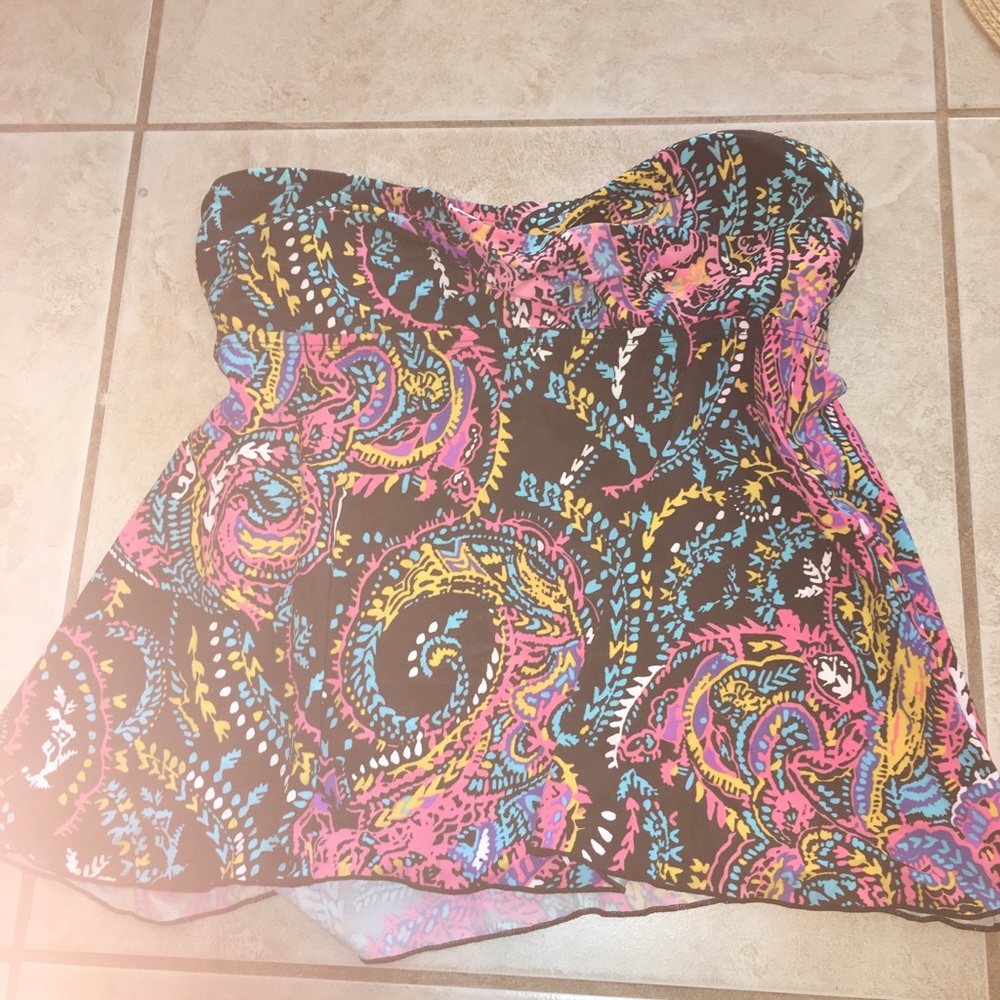 Black and Pink Tankini